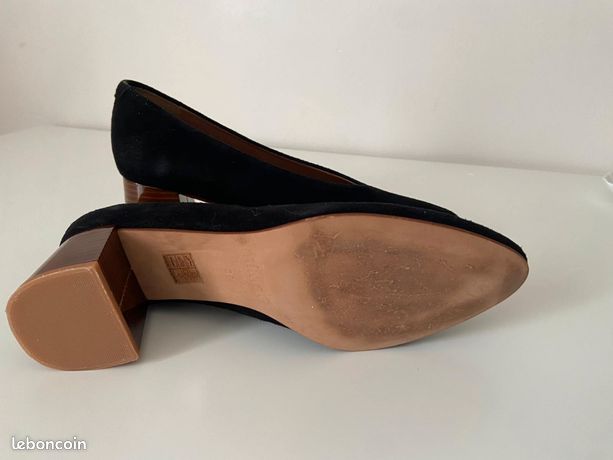 Escarpins Mimao Noirs En Cuir - Taille 39 - Talons Classiques Pour Femme