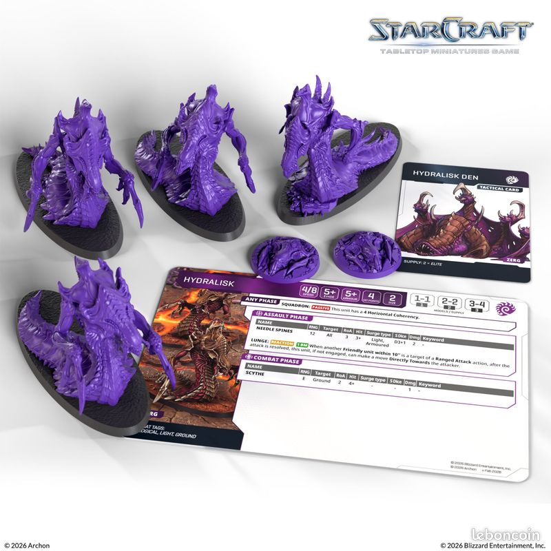 Boite d'Hydralisks pour StarCraft le jeu de figurines (TMG : The Miniatures Game) (image 5)