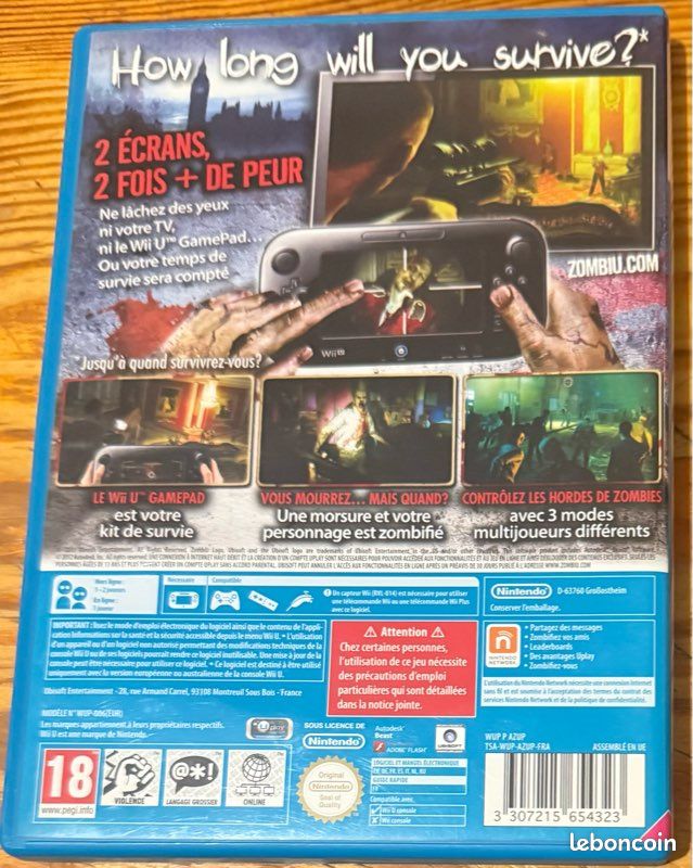 Jeu WII.u, ZOMBI (image 2)