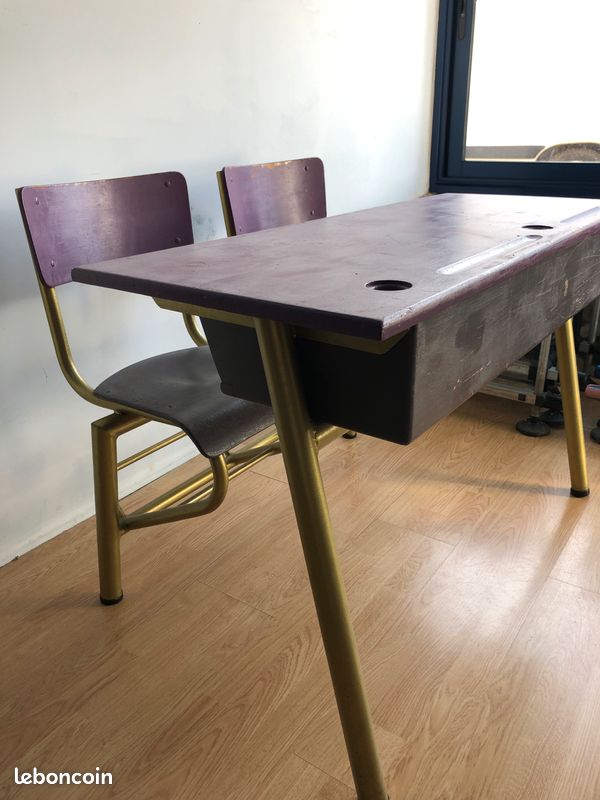 Bureau écolier double (image 2)