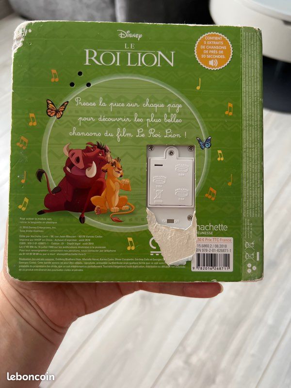 Livre sonore Disney le roi lion (image 3)
