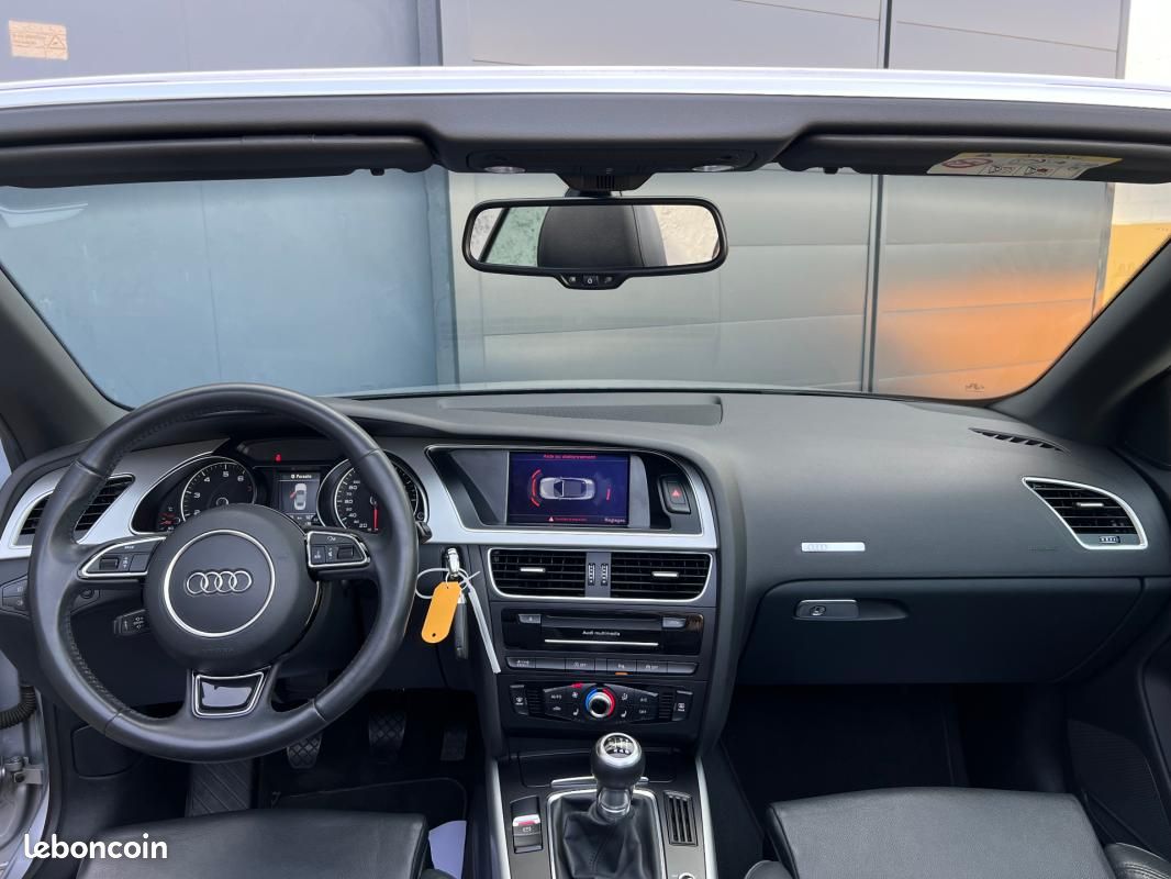 Audi A5 Cabriolet 1.8 TFSI 177 S line / CUIR SIEGES CHAUF VENTIL MODES DE CONDUITE ... (image 17)