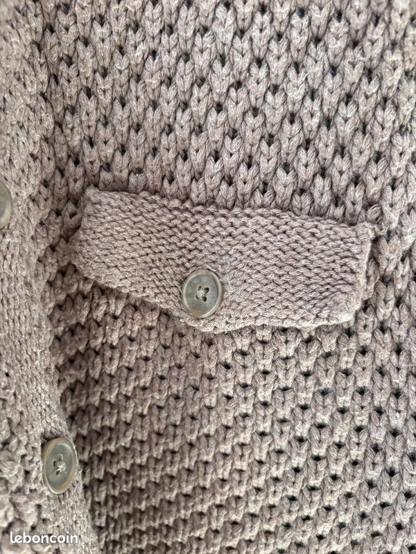 Gilet Femme Paul & Joe Sister En Laine Marine - Taille 38 - Très Bon état Occasion