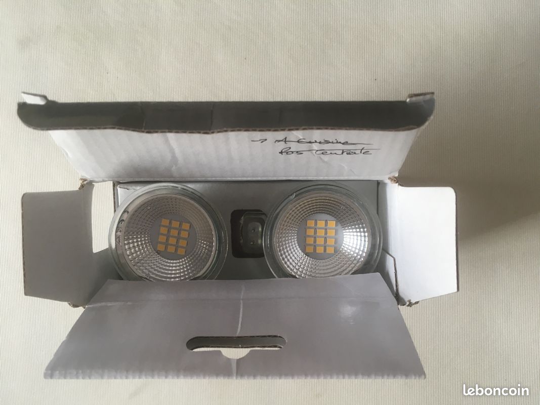 3 ampoules led réflecteur GU5.3, 100 deg, 450 Lm = 35 W, blanc neutre, LEXMAN (image 3)