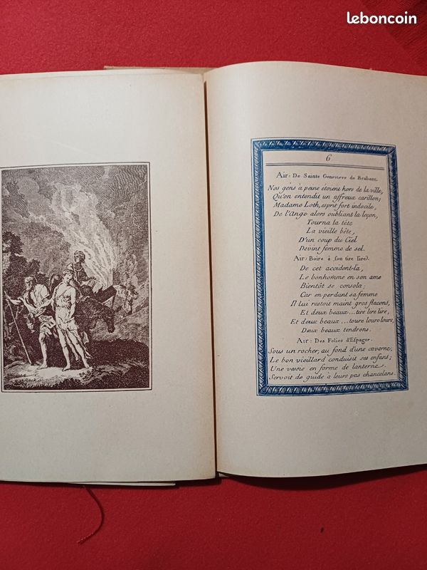 Curiosa rare et ancien - Loth et ses filles - édition 1784 à Londres (image 2)