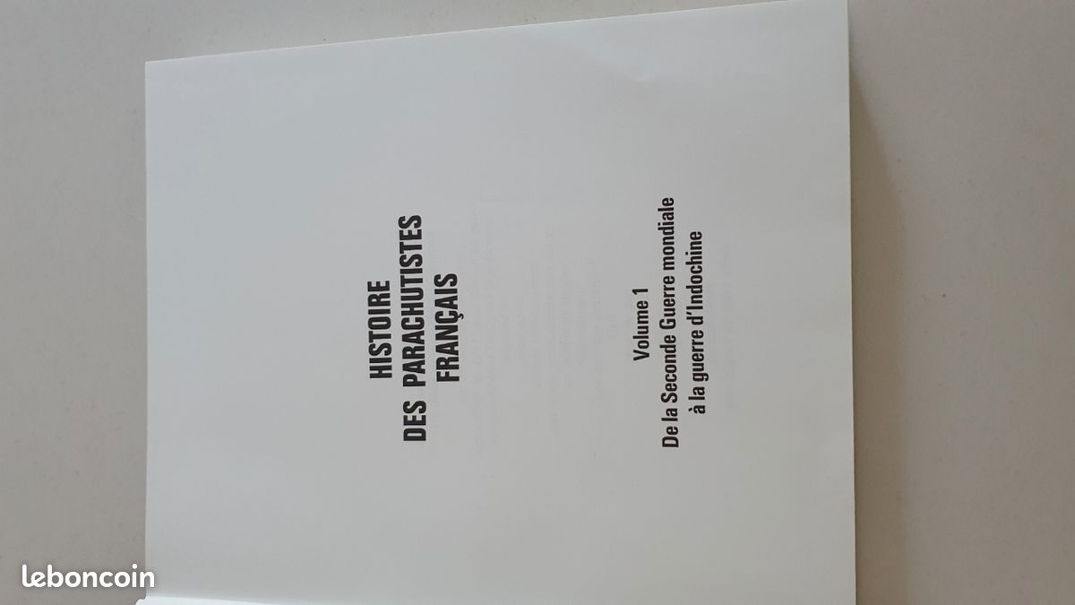 2 livres, Histoire des parachutistes français, volume 1 et 2, état neuf (image 5)