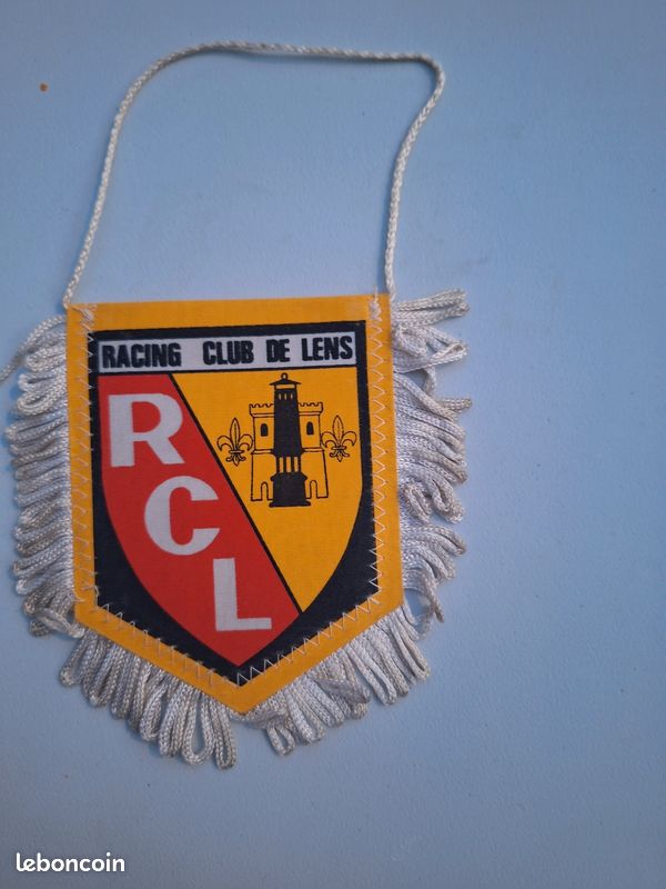 Fanion Vintage RC Lens – Wimpel Pennant – Souvenir Ancien Club Français