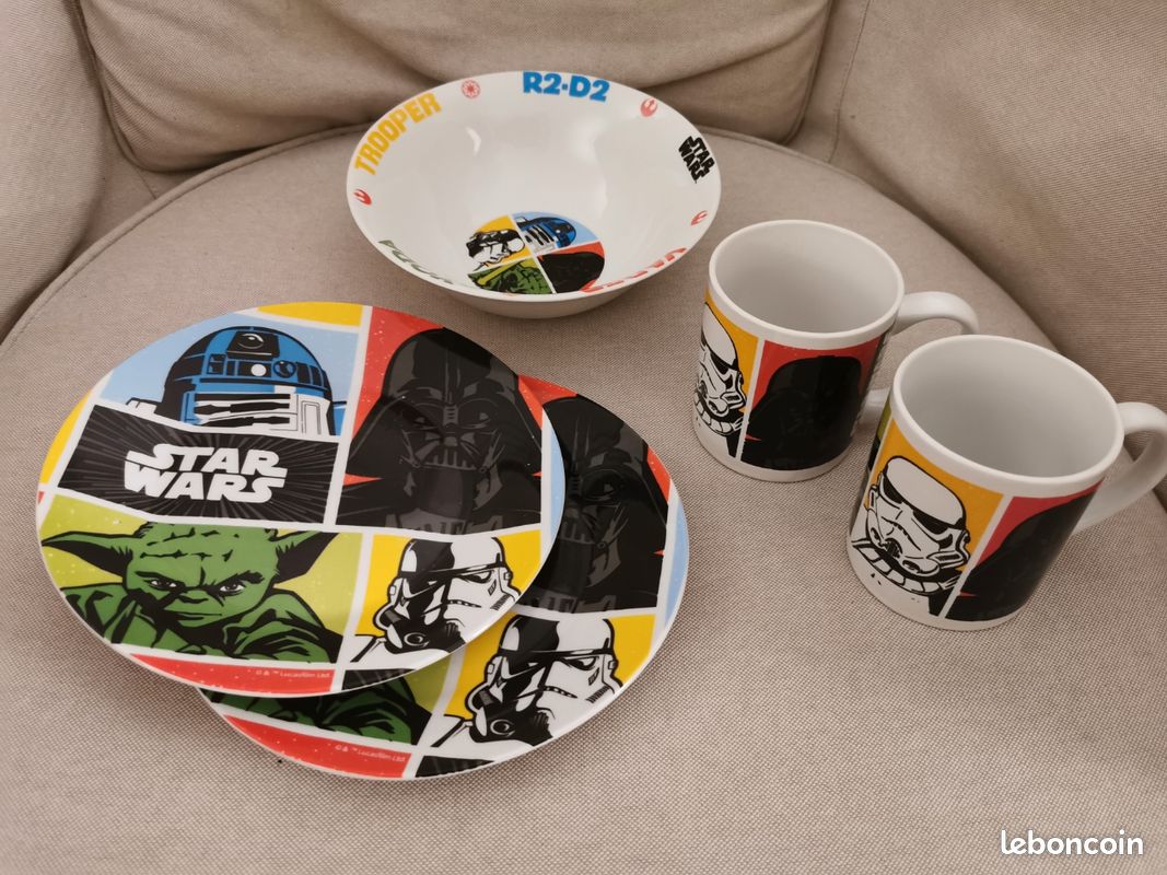 Lot stars wars vaisselle pour enfant Arts de la table