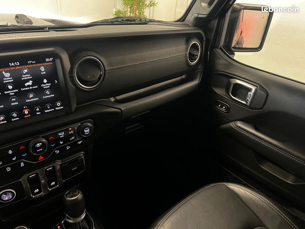 JEEP WRANGLER JL 3 PORTES 2.2 200ch SAHARA 4X4 BVA - 4 PLACES PAS DE MALUS - Suivi complet (image 16)