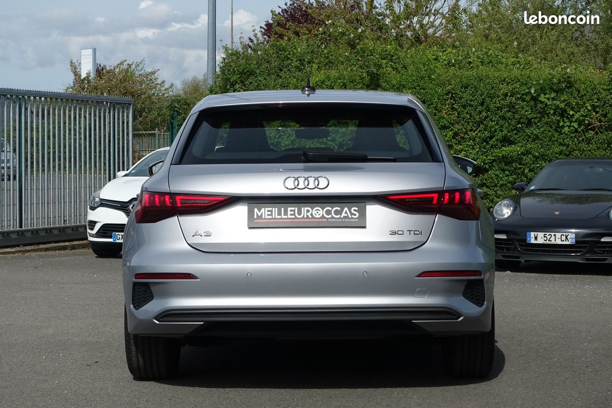 A3 Sportback 30 Tdi 116ch 2020 Virtual cockpit/Cuir sport chauffant/Gps Europe/Full LED/Park assyst/Carplay/1*Main/Garantie 12 Mois (image 4)