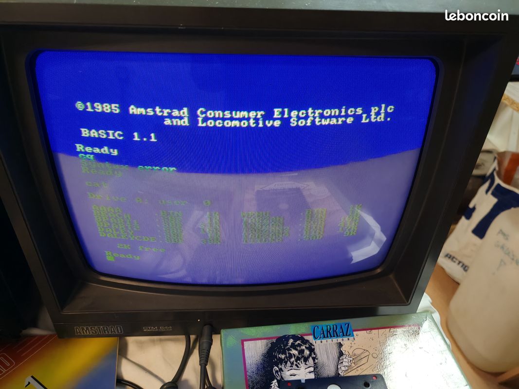 AMSTRAD CPC 6128 Qwerty + JEUX et Joystick- Vintage Collector EUR 249,00 - FR