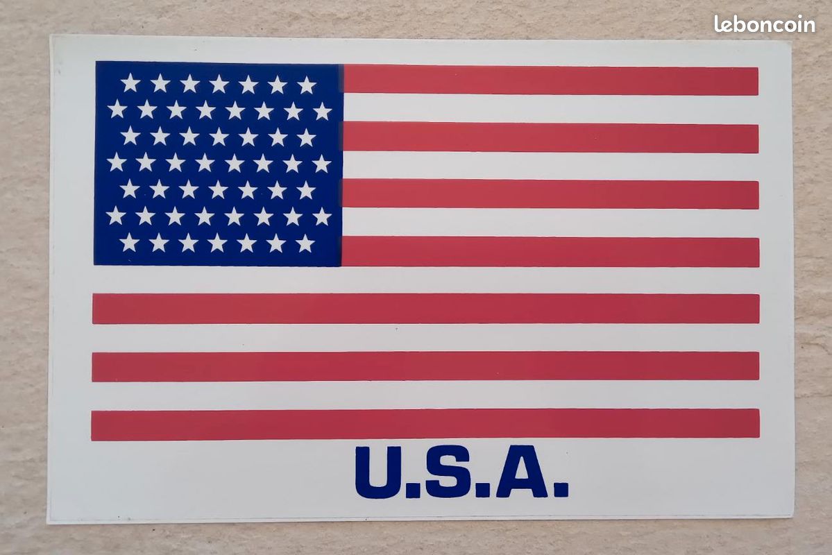 Biomar Labs 4 X 60mm Autocollant 3D Drapeau National Amérique Biomar Labs 4 X 60mm Autocollant 3D Drapeau National Amérique