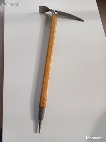 Piolet Vintage Charlet-Moser Modèle Gabarrou - Marteau Pour Alpinisme/escalade