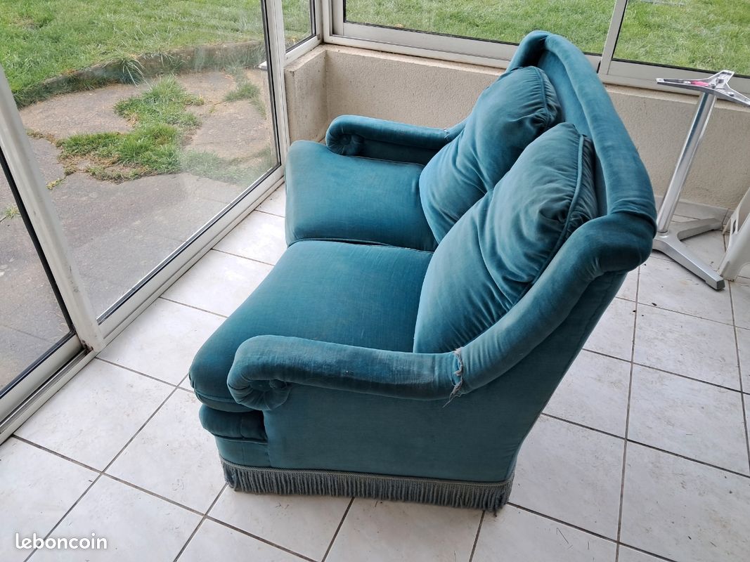 Canapé et fauteuil baroco (image 2)