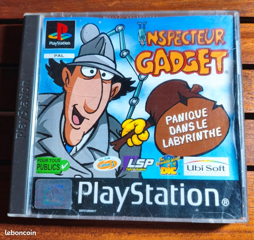 Jeu Inspector Gadget Sur PlayStation PS1 - Complet Avec Boîte Et Notice, Très Bon état