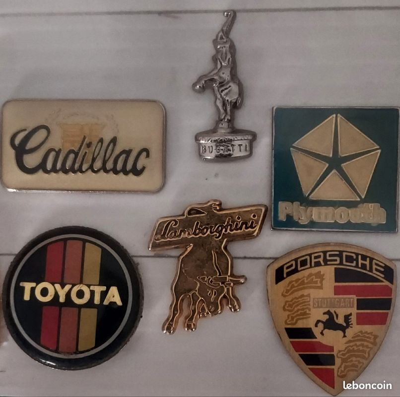 Lot pin's collection LOGOS AUTOMOBILES Vintage (image 1)