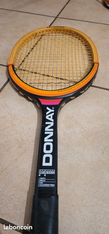 Raquette De Tennis Donnay RETRO Années 70 - Bois - Occasion