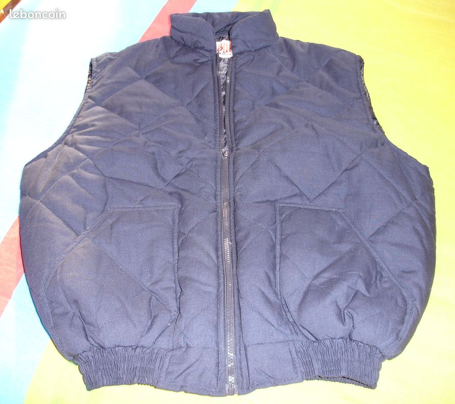 Doudoune homme sans manches marine xl Vêtements