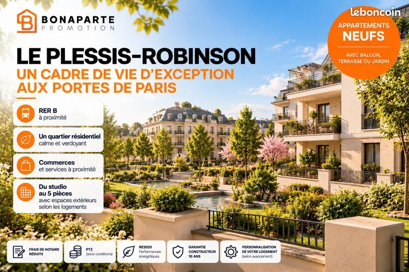 Terrain 110 m² · au Plessis-Robinson · 110 m² · 540 000 €
