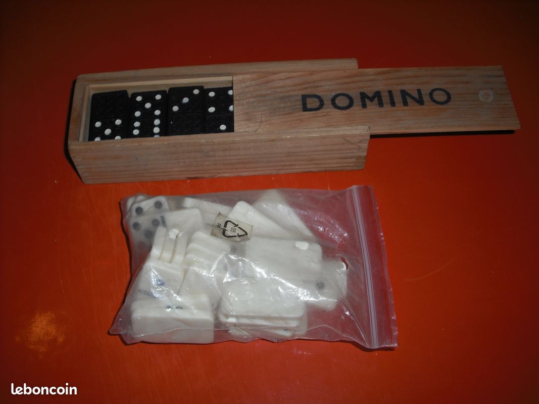 Ancien Domino électrique En Porcelaine Blanche - Vintage - Bon état