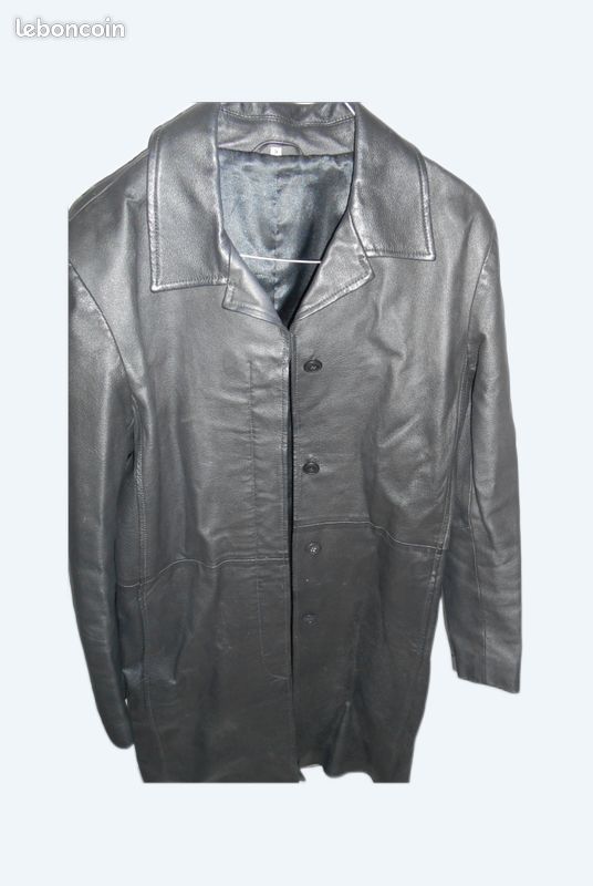 Manteau simili cuir T 38 (image 1)
