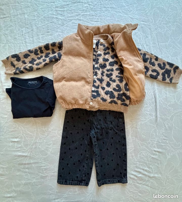 Lot vêtements 2 enfant filles (image 1)
