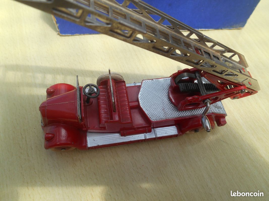 Dinky Toys France 32D – Auto-échelle De Pompiers Delahaye – 1/50 – Boîte D'origine