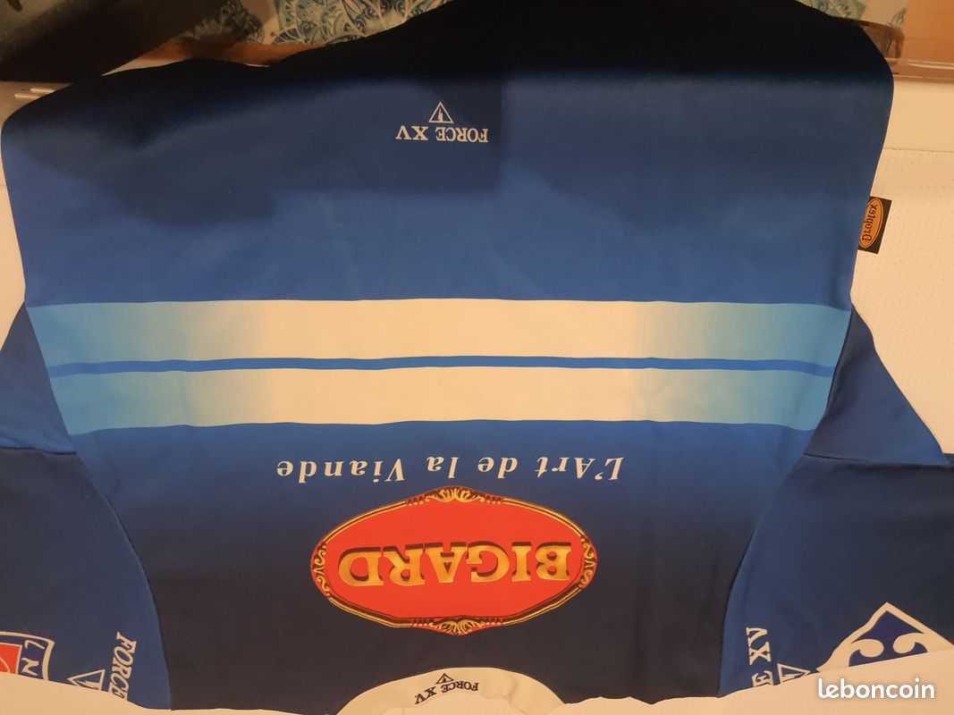 Maillot rugby SUA AGEN porté n°11 ASICS vintage shirt