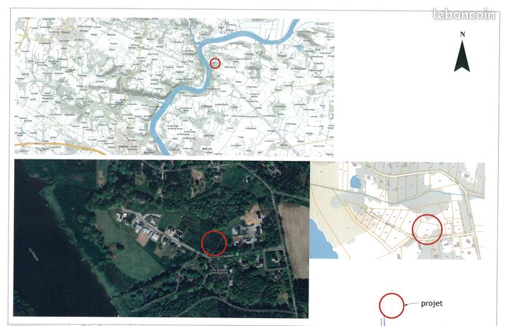 Terrain à vendre viabilisé avec permis de construire au 15 Hameau Port Folleux
