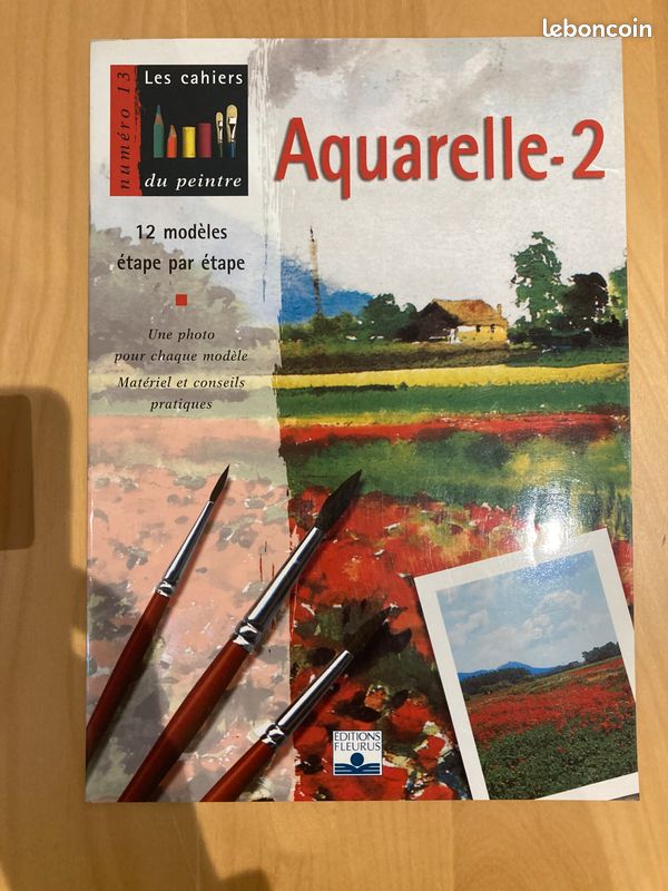 🎨 Livre Aquarelle 2 – Les cahiers du peintre 📚 (image 1)