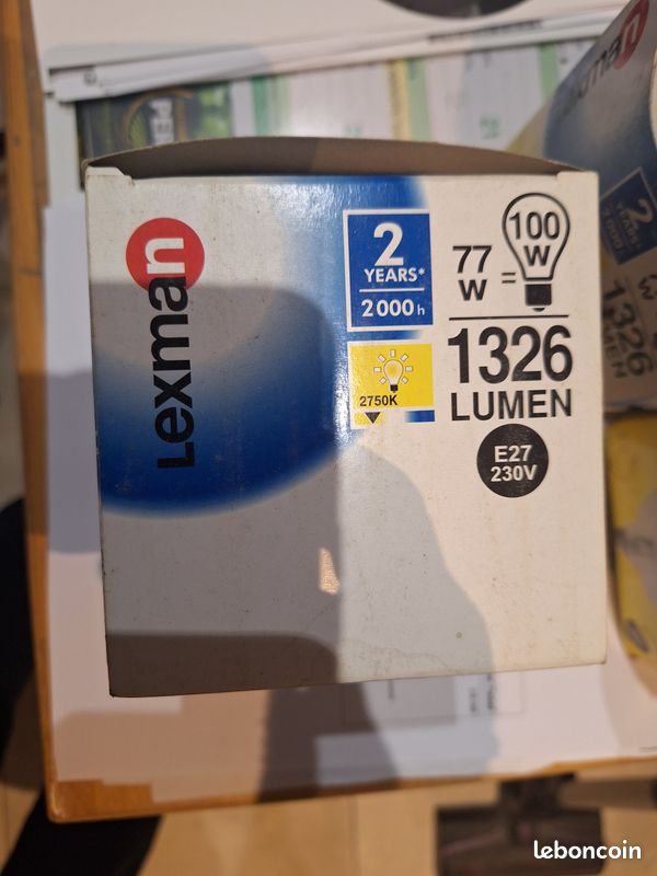 Lot de 3 ampoules 100 W Lexman (image 3)