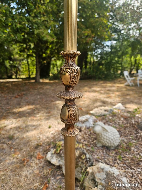Lampadaire vintage en laiton années 70 (image 2)