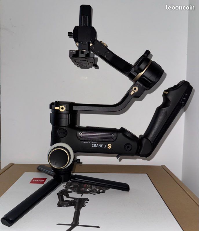 Zhiyun Crane 3S Pro Kit – Stabilisateur pro – Comme neuf (image 1)