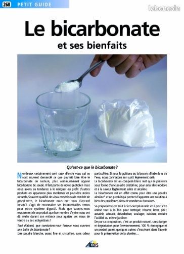 Petit guide bicarbonate n°268 (image 1)