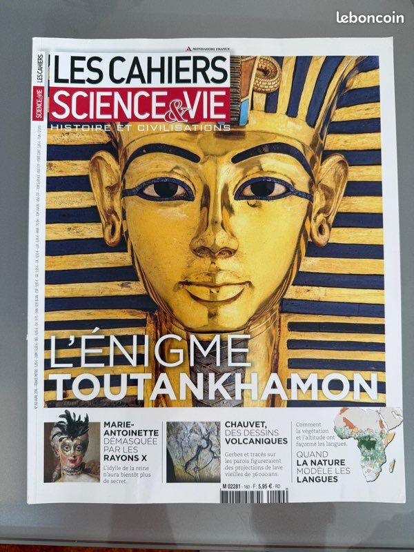 L’énigme Toutankhamon / les cahiers science & vie (image 1)