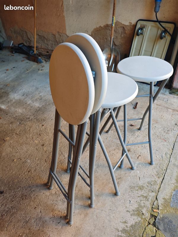 4 tabourets de bar pliable (image 3)