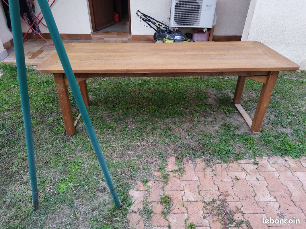 Grande table artisanale en chêne (image 4)