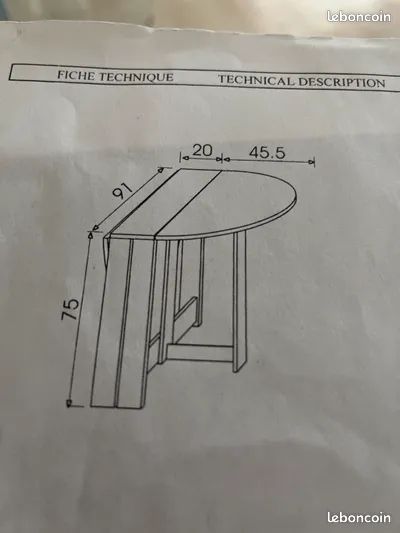 Table et chaises (image 5)