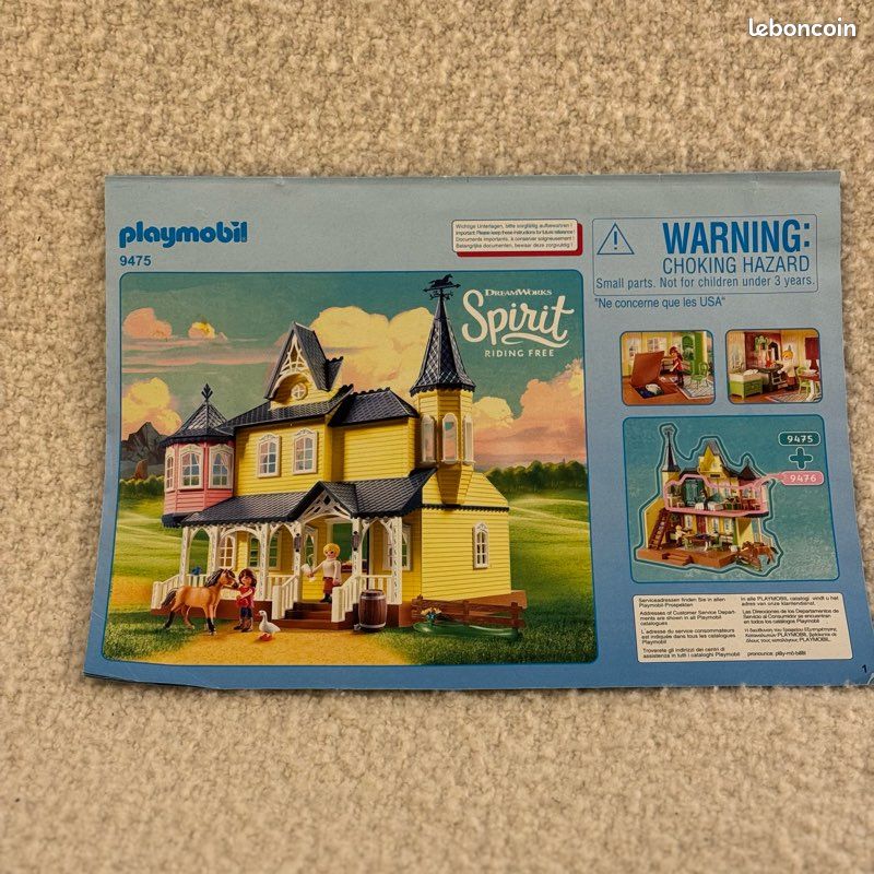 Playmobil 9475 - Spirit - Maison De Lucky à Prix