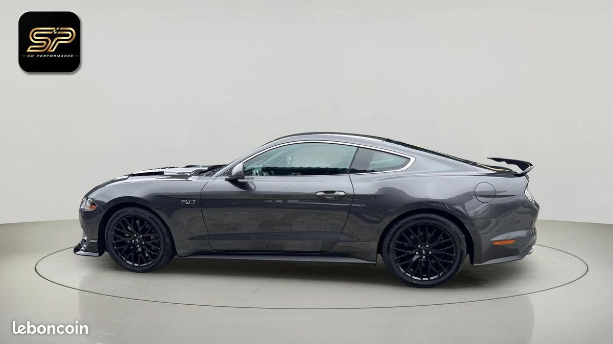 FORD Mustang GT * V8 5.0 * 421 ch * BVA * Faible Kilométrage * Cuir (image 3)