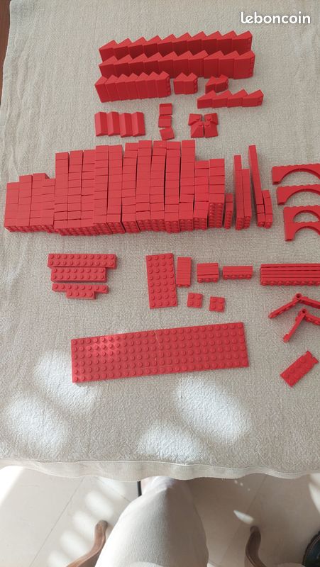 Lego en vrac couleur rouge (image 2)