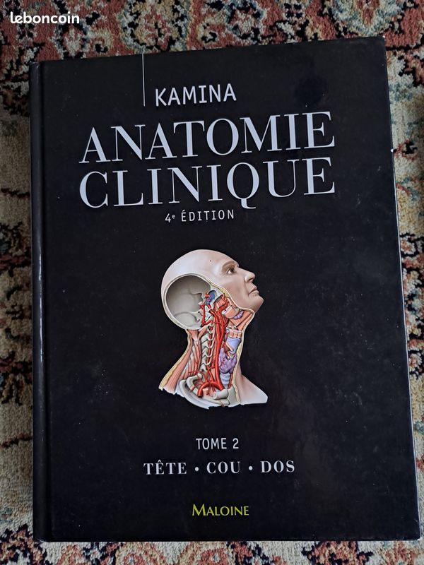 Livre ANATOMIE CLINIQUE TOME 2 (image 1)