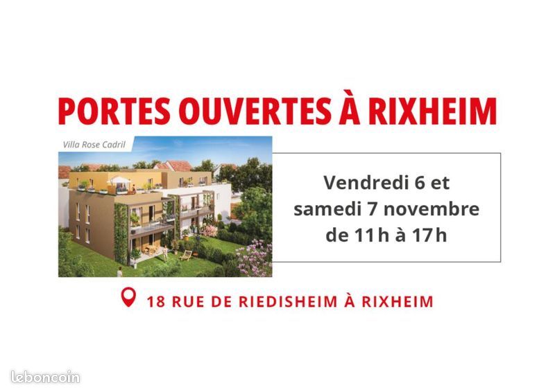 Appartement 3 pièces 61 m² · à Rixheim · 61 m² · 244 000 €
