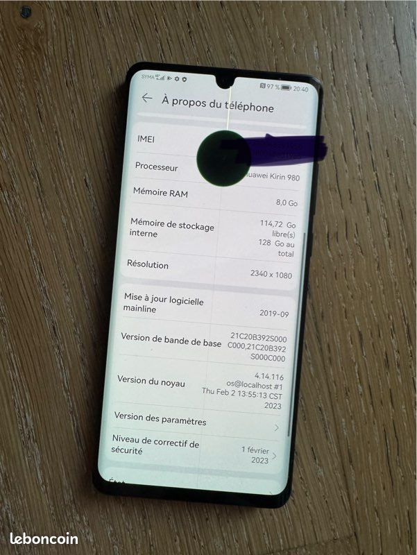 Huawei P30 Pro 128gb noir occasion (image 9)