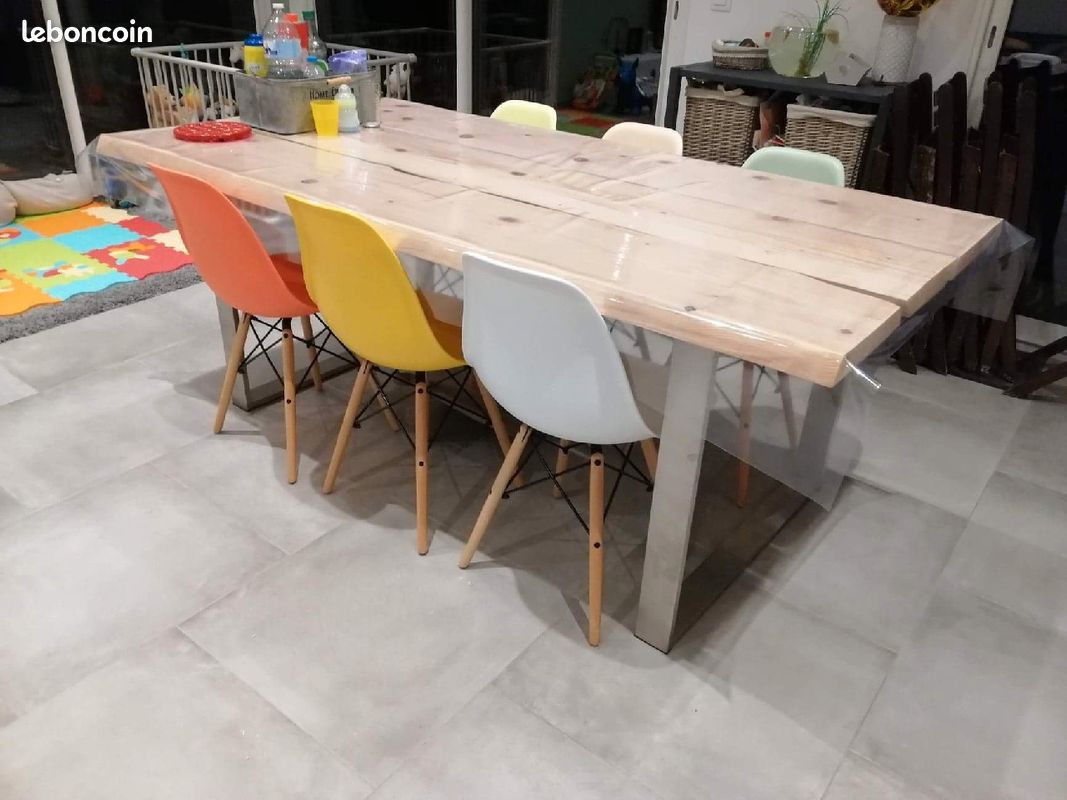 Ensemble table à manger + 6 chaises (image 3)