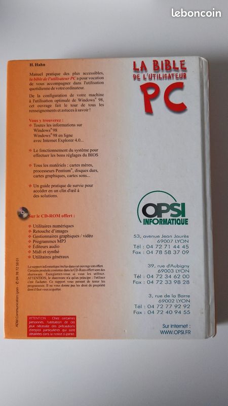 La Bible de l'utilisateur PC + CD (image 2)