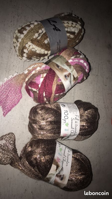 Pelotes pour écharpe 🧣 froufrou (image 3)