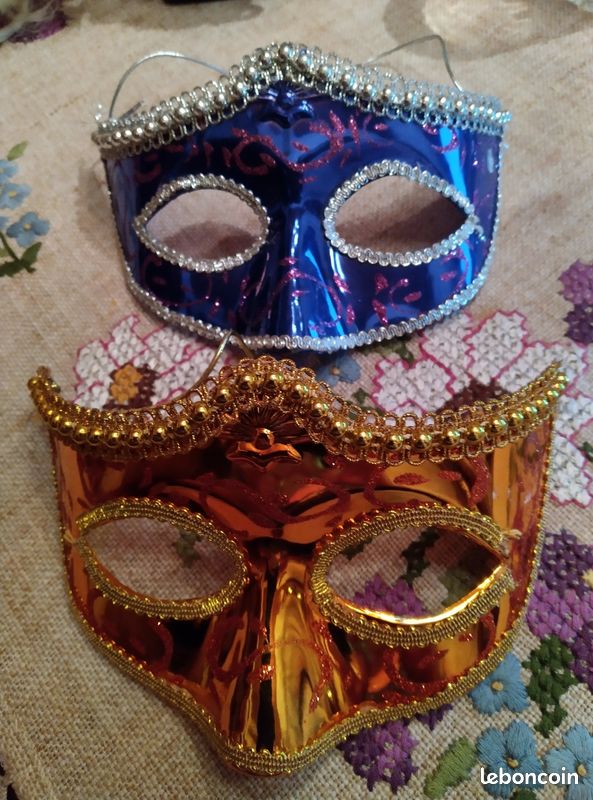 Masque Florentin pour bals masqués, carnaval etc.. (image 2)