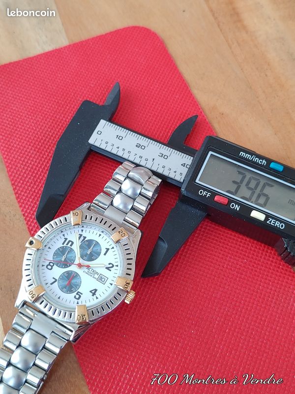 Montre Homme Neuve Vintage Style Quartz - Cadran Argenté, Bracelet Noir Simili Cuir