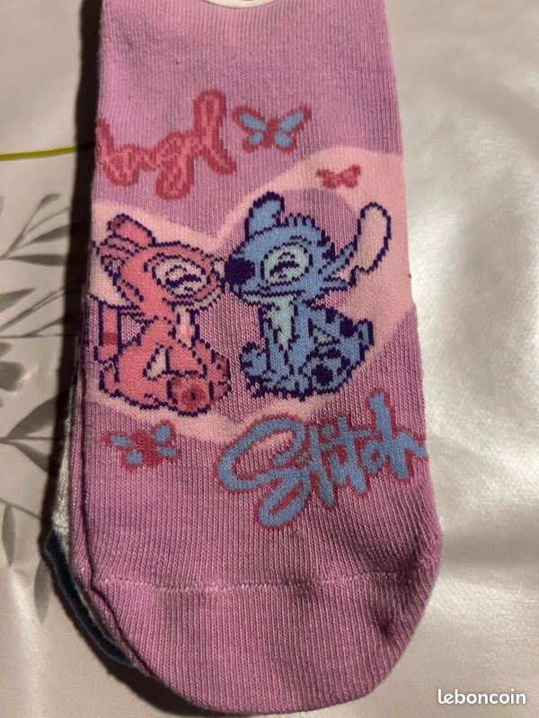 Lot de 3 paires de socquettes Stitch (image 2)